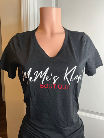 Meme’s Kloset V-neck T-shirt