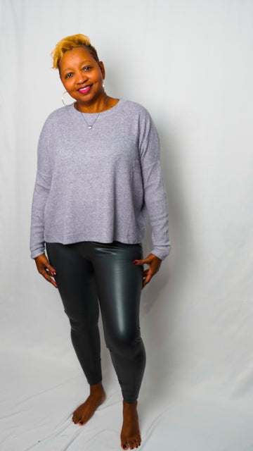Light Gray Oversized Sweater