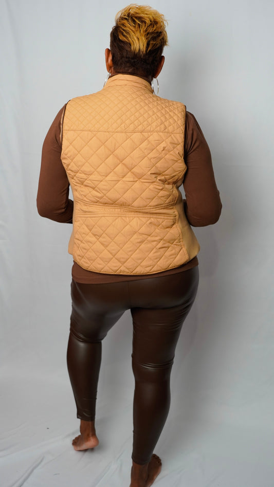 Chocolate Faux Leather Leggings